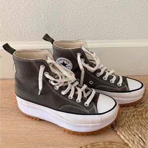 Converse Platform High-Tops in Black and White